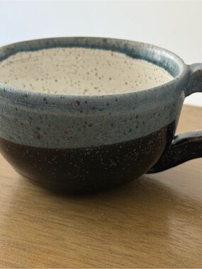 Speckled Artisanal One-of-Kind Glazed Cappuccino Cup